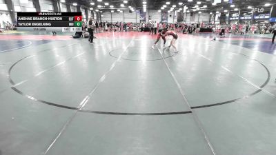 114 lbs Rr Rnd 1 - Anshae Branch-Huston, Elite NJ Red vs Taylor Engelking, Indiana Outlaws Teal