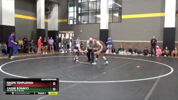 148 lbs Quarterfinal - Cassie Bonacci, Sisters On The Mat vs Naomi Templeman, Iowa