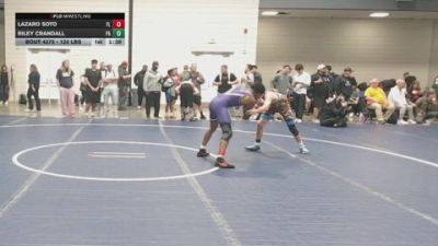 120 lbs Consi Of 16 #2 - Lazaro Soto, FL vs Riley Crandall, PA
