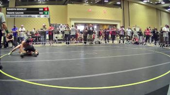 113 lbs Consi Of 32 #2 - Ashdyn Densley, Carbon WC vs Travis Gauvin, Fossil Ridge/Bear Cave