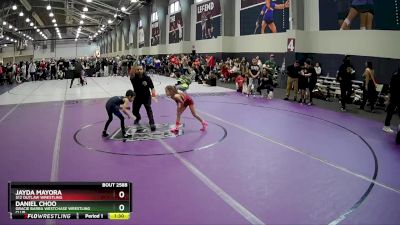 49 lbs Quarterfinal - Daniel Choo, Gracie Barra Westchase Wrestling Club vs Jayda Mayora, 512 Outlaw Wrestling