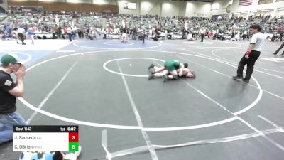 137 lbs Semifinal - JohnnyRigo Sauceda, All In Wr Acd vs Cole OBrien, Ponderosa