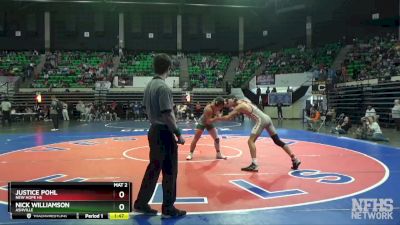 1A-4A 157 Champ. Round 1 - Justice Pohl, New Hope HS vs Nick Williamson, Ashville