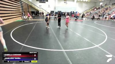 170 lbs Cons. Semi - Isabella Chiovari, IL vs Anneliese Tavira, IL