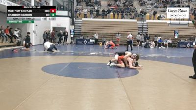 157 lbs Quarterfinal - Matthew Staples, Unrostered - Midwest Regional Training Center vs Brandon Cannon, Ohio State