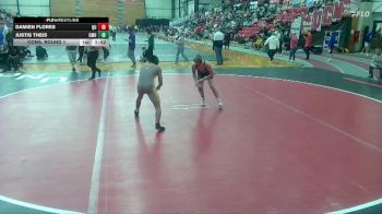 141 lbs Cons. Round 1 - Damien Flores, Quincy vs Justis Theis, Central Methodist