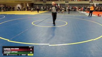 108 lbs Quarterfinal - Mathias Liepold, Flat Earth vs Carson Van Horn, Sauk Centre