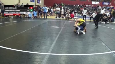 125 lbs Cons. Round 4 - Alex McMiller, Emmanuel College vs Gunner Musilunas, Keiser University