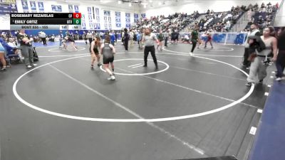 155 lbs Cons. Round 3 - Emily Ortiz, Northview vs Rosemary Rezaislas, Capistrano Valley