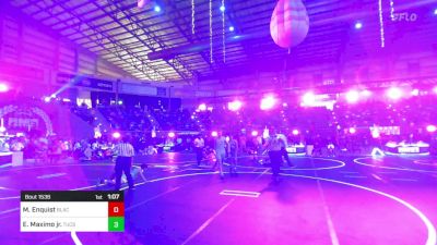 109 lbs Quarterfinal - Mason Enquist, Black Fox Wrestling Academy vs Estevan Maximo Jr., Tucson Cyclones