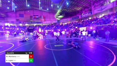 113 lbs Semifinal - Michael Montano, Duran Elite vs Andres Rambo Lopez, Wlv Jr Wrestling