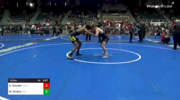 157 lbs Final - Aeoden Sinclair, Askren Wrestling Academy vs Markell Rivera, Grindhouse Wrestling