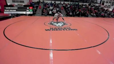 150 lbs Cons. Round 2 - Jacob Alvarez, Elmhusrt (IC CATHOLIC) vs Wyatt Roland, WAUCONDA