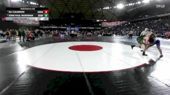 Boys 4A 190 lbs Cons. Round 4 - Eli Calderon, Curtis vs John Paul Workman, Richland