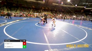 110 lbs Quarterfinal - Ruby Roof, Unattached vs Paloma Juarez, Greater Heights Wrestling