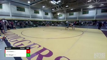 170 lbs Champ. Round 2 - Aidan Kranz, Canton C-HAWKS vs Mason Weigel, Napoleon