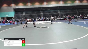 144 lbs Round Of 16 - Wesley Hayden, Los Gatos vs Israel `Izzy` Acosta, Gonzaga Preparatory