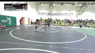 110 lbs Cons. Semi - Kaleena Ped, Bakersfield College vs Leslie De Anda, Bakersfield College