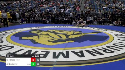 197 lbs Rr Rnd 1 - Carl Hansen, Montana State Northern University vs Jay Smith, Eastern Oregon University