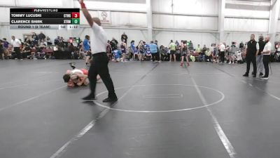 105 lbs Round 1 (8 Team) - Tommy Lucuski, CTWHALE Green vs Clarence Shirk, Xtreme Team