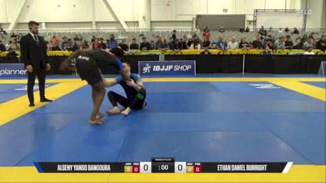 Alseny Yango Bangoura vs Ethan Daniel Burright 2025 World IBJJF Jiu-Jitsu No-Gi Championship