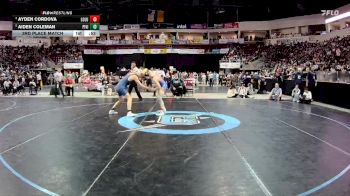 5A 139 lbs 3rd Place Match - Aiden Coleman, Piedra Vista vs Ayden Cordova, Los Lunas