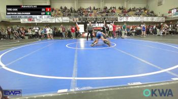 126 lbs Round Of 16 - Tite Cox, Sallisaw Takedown Club vs Bryson Delousier, KIPP TULSA