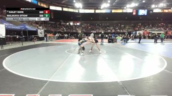 115 lbs Cons. Round 4 - Hailey Duke, Baker/Powder vs Malakaya Ottow, Bend Senior