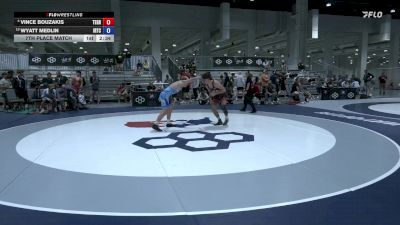 70 lbs 7th Place Match - Vince Bouzakis, Team Greco vs Wyatt Medlin, Illinois Regional Training Center/Illini WC