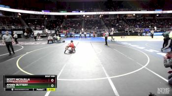 II-132 lbs Cons. Round 3 - Scott Nicolella, Duanesburg/Schoharie vs Ayden Buttery, Newfane