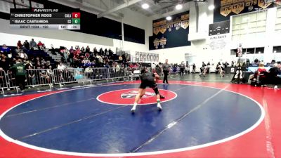 120 lbs Cons. Round 2 - Christopher Roos, Calabasas vs Isaac Castaneda, Canyon Springs