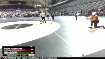 38-40 lbs Semifinal - Keora Bumatay, Piranha Wrestling Club vs Raylan Veitenheimer, Askeo International Mat Club