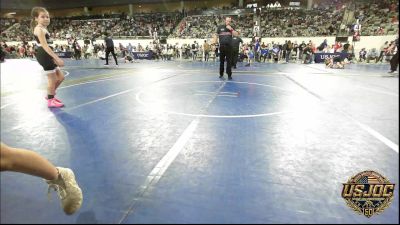 70 lbs Round Of 32 - Bentley Hans, Lions Wrestling Academy vs Josie Cink, Husky Wrestling Club