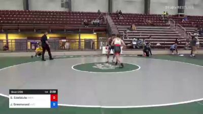 67 kg Semifinal - Samuel Edelblute, Brunson UVRTC vs Job Greenwood, Wyoming Wrestling Reg Training Ctr