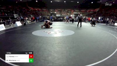 177 lbs Round Of 16 - Jacob Honey, Bakersfield vs Miguel Montano, Garces