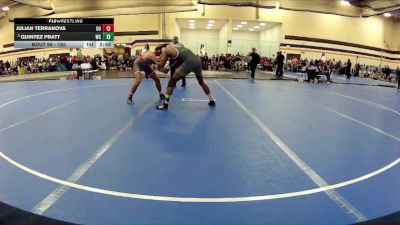 165 lbs Champ. Round 1 - Quintez Pratt, Wilmington College vs Julian Terranova, University Of Olivet