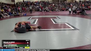 S-13 lbs Quarterfinal - Rolan Alverez, Assumption Elite vs Talas Zimmerman, Waverly Area Wrestling Club