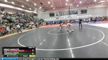 145 lbs Semifinal - Marshall Hatch, Wyoming Unattached vs Brady Garoutte, Moorcroft Mat Masters Wrestling Club