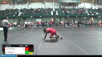 125 lbs Cons. Round 3 - Andre Gonzales, Ohio State vs Christian Tanefeu, Michigan