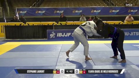 Flavia Isabel De Melo Rodrigues vs Stephanie Laurent 2026 Pan Jiu Jitsu IBJJF Championship