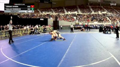 144-D1 Semifinal - Sergio Juvera, Williams Field High School vs Dallas Robinson, Desert Ridge High School