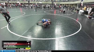 80 lbs 3rd Place Match - Weston Everman, Outlaw Wrestling Club vs Ryder Mitchell, Askren Wrestling Academy