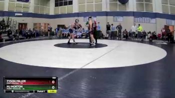 150 lbs Round 3 (4 Team) - MJ Morton, Perry Meridian vs Tyson Miller, East Central