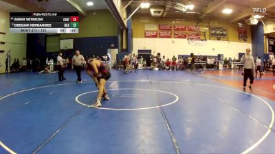 132 lbs Cons. Round 4 - Deegan Hernandez, Martin Luther King vs Aiden Vetricek, Centennial (Corona)