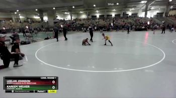 70 lbs Cons. Round 1 - Leelan Johnson, North Alabama Elite Wrestling vs Kareem Welker, Fairview Jackets