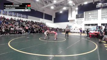 120 lbs Quarterfinal - Jacob Balladarez, Palm Desert vs Elias Flores, Northview
