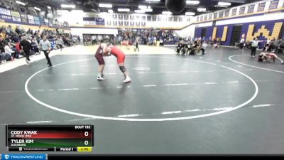 285 lbs Quarterfinal - Cody Kwak, St. Johns (MN) vs Tyler Kim, Augsburg