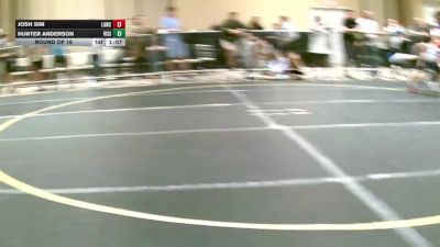 144 lbs Round Of 16 - Josh Sim, Lancer WC vs Hunter Anderson, Vici WC