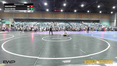 105 lbs Consolation - Jonathan Fay, Hillsboro Mat Club vs Isaiah Reyes, Scotsmen Wrestling Club