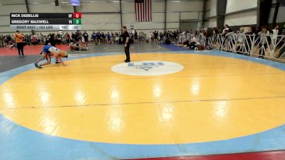 152 lbs Consi Of 32 #1 - Nick Debellis, NY vs Gregory Maxwell, VA